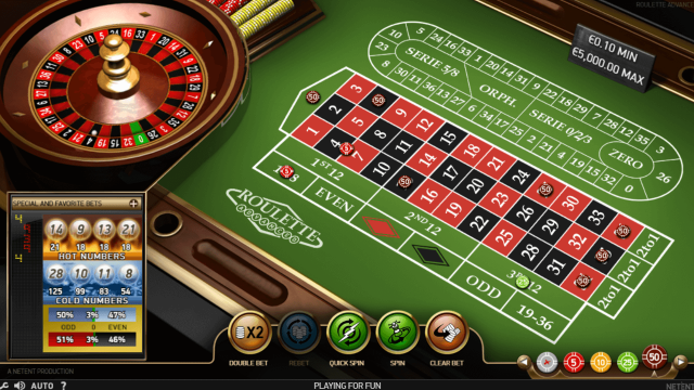 Игровой интерфейс Roulette Advanced 8